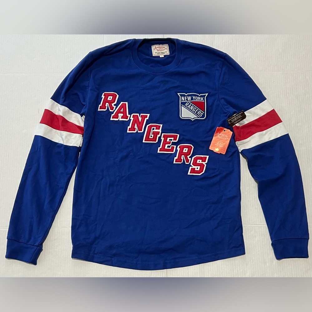 Vintage New York Rangers American Needle Sweatshirt Sadbury Long Sleeve Shirt